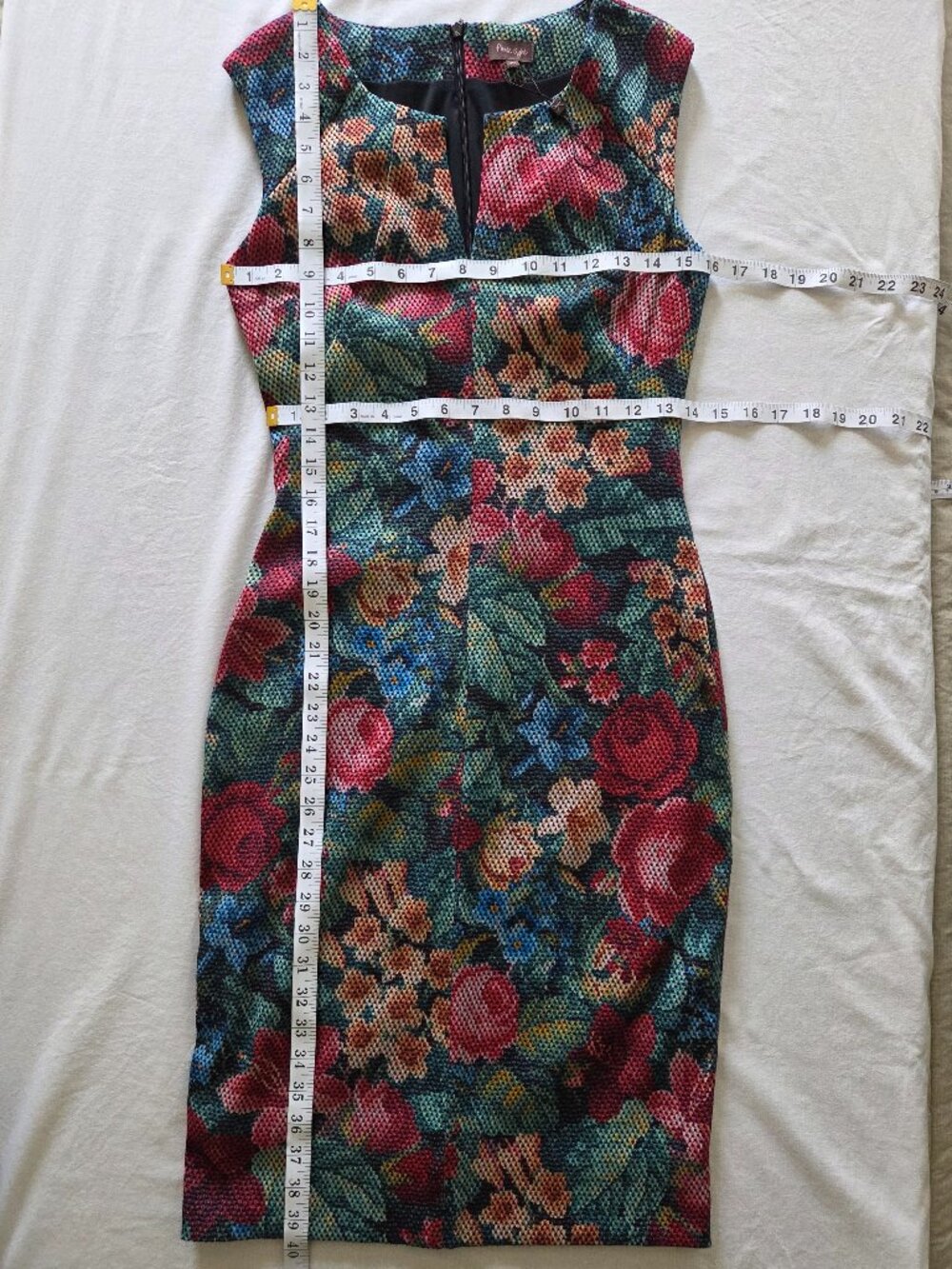 Phase 8 Sleeveless Floral Midi Floral Dress - Picture 16 of 16
